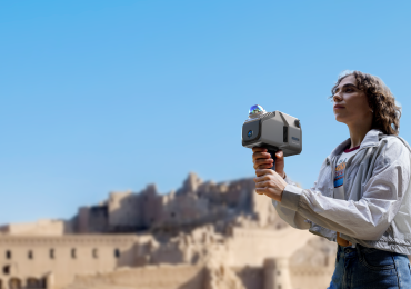 The Eagle 3D scanner is suitable for outdoor uses. Photo via 3DMakerpro.