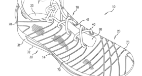 Schematics of a Nike shoe. Image via the United States Patent and Trademark Office.