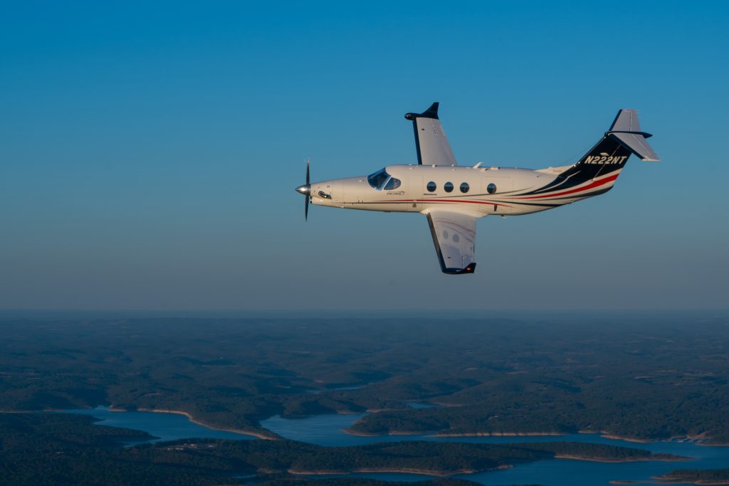 Beechcraft Denali airplane. Photo via GE Aerospace.