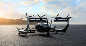 AMSL Aero’s Vertiia aims to be the world’s most efficient long-range, zero emissions, electrical VTOL aircraft. Photo via Conflux Technology.