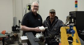 Michael Stark, Firehawk President and George Liddell, Director of Operations. Photo Firehawk.