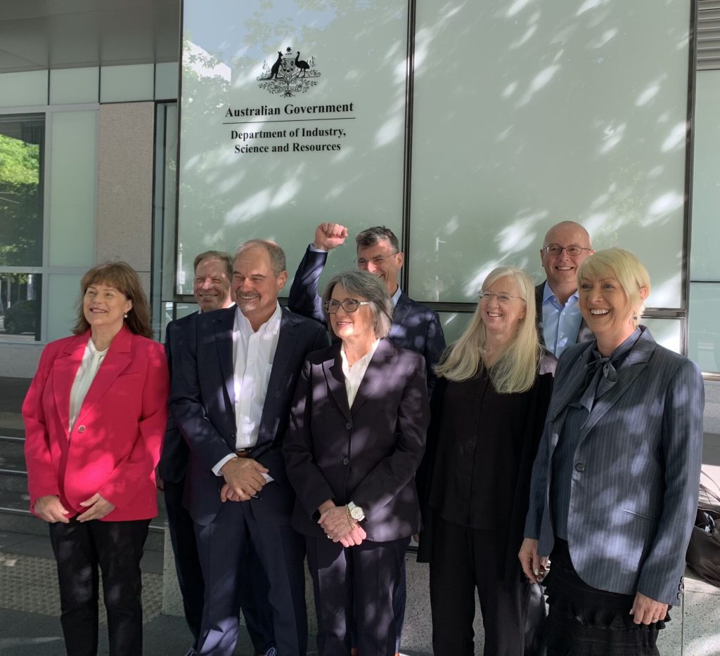Final Stage of the Additive Manufacturing CRC Bid. Photo via AMCRC