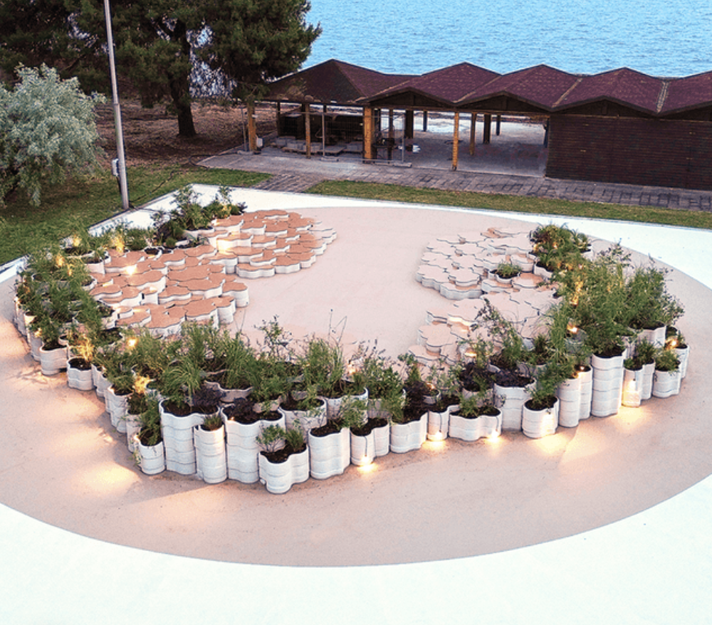 A Flower in San Servolo: 3D Printed Amphitheater by Mario Cucinella Debuts in Venice A Flower in San Servolo: 3D Printed Amphitheater by Mario Cucinella Debuts in Venice