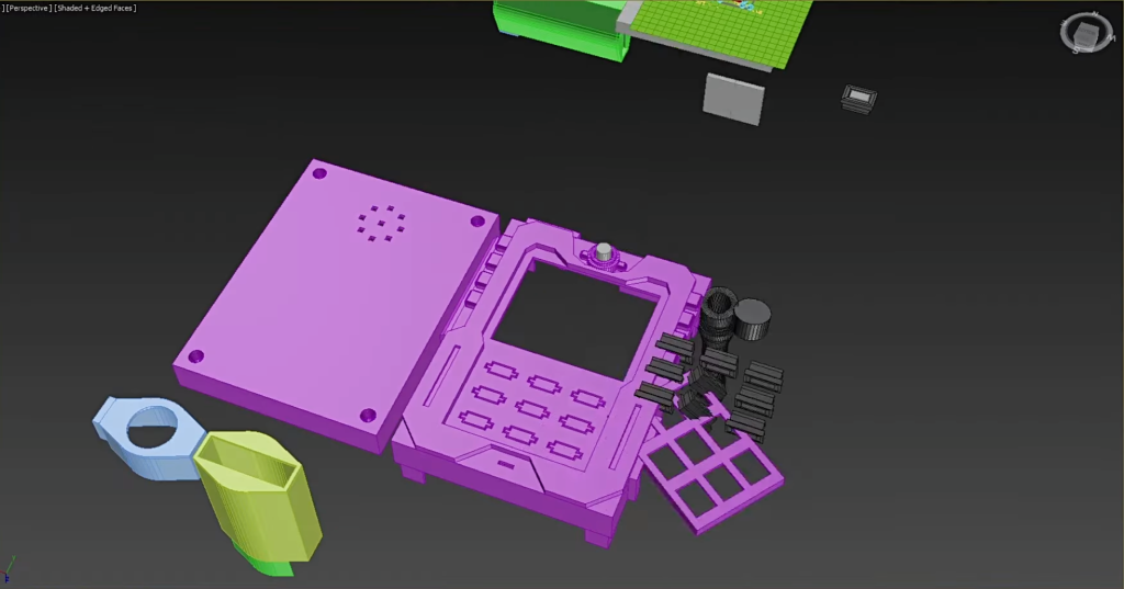 A rendering of the 3D model of the codec device. Image via 3DSage.