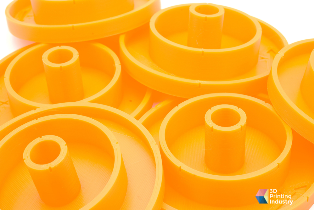 3D printed circular trajectory test. Photos by 3D Printing Industry.