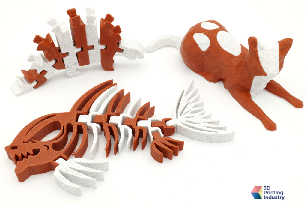 Artisan Premium 3D printed multi-material sample parts. Image and photo by 3D Printing Industry