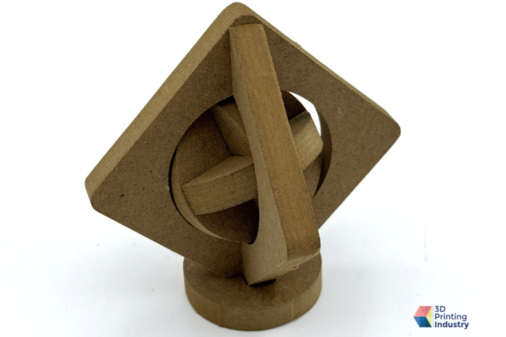 HDF CNC test. Photos by 3D Printing Industry.