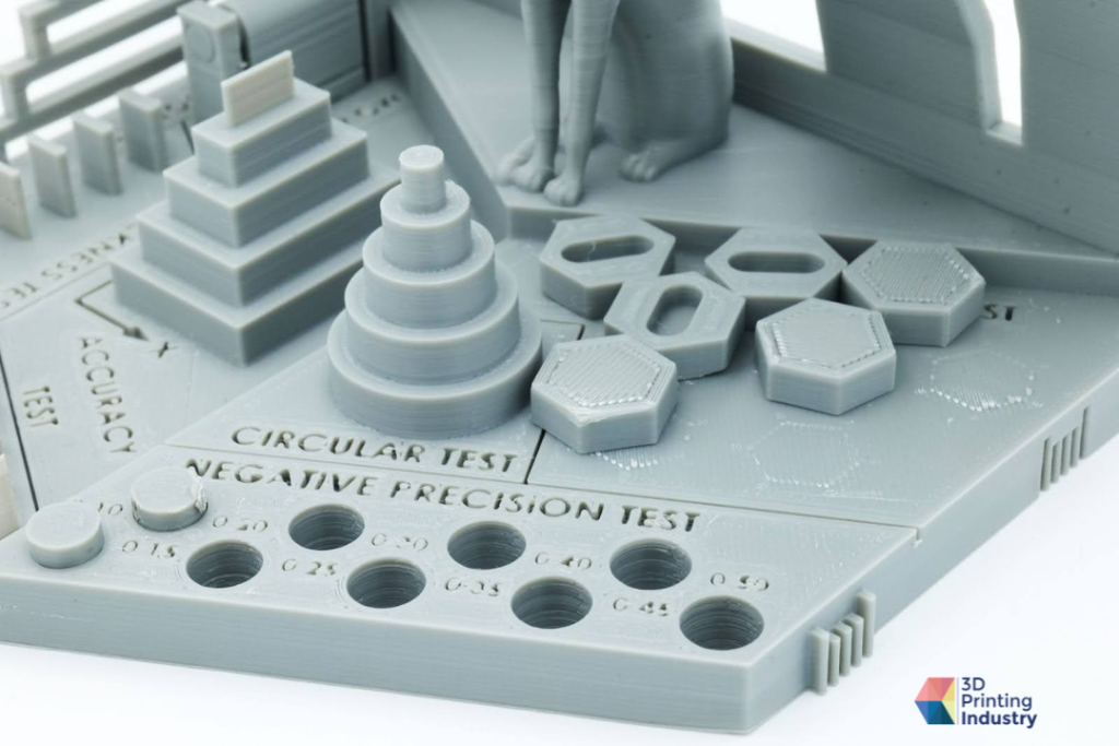 Snapmaker Artisan 3D printed 3DPI test. Photos by 3D Printing Industry.