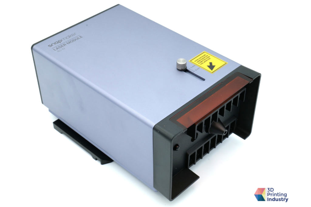 Snapmaker Artisan Premium 40W laser module. Photo by 3D Printing Industry.