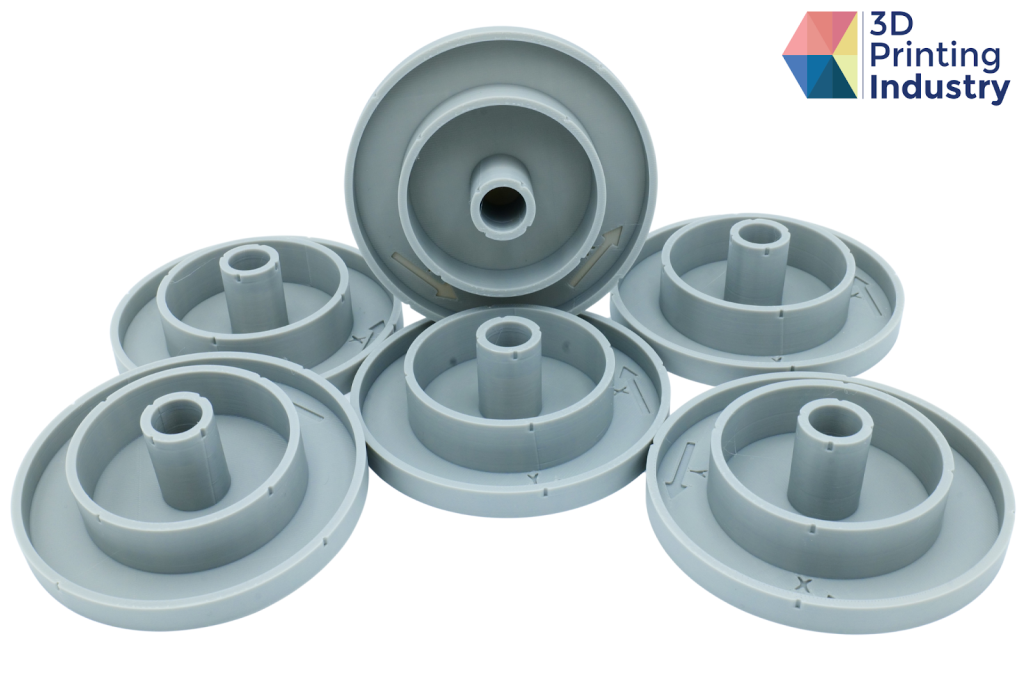Circular trajectory print result. Photo by 3D Printing Industry.