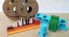 Featured image shows Polymaker high-temperature filaments and test parts. Photo by 3D Printing Industry.