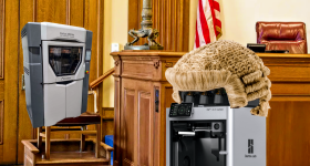 The Bambu Lab X1E and Stratasys Fortus 450mc. Image via 3D.