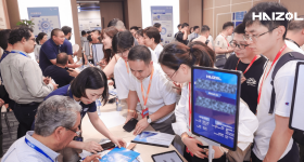 Buyers and suppliers connect at a Haizol Marketplace sourcing event in China. Photo via Haizol.
