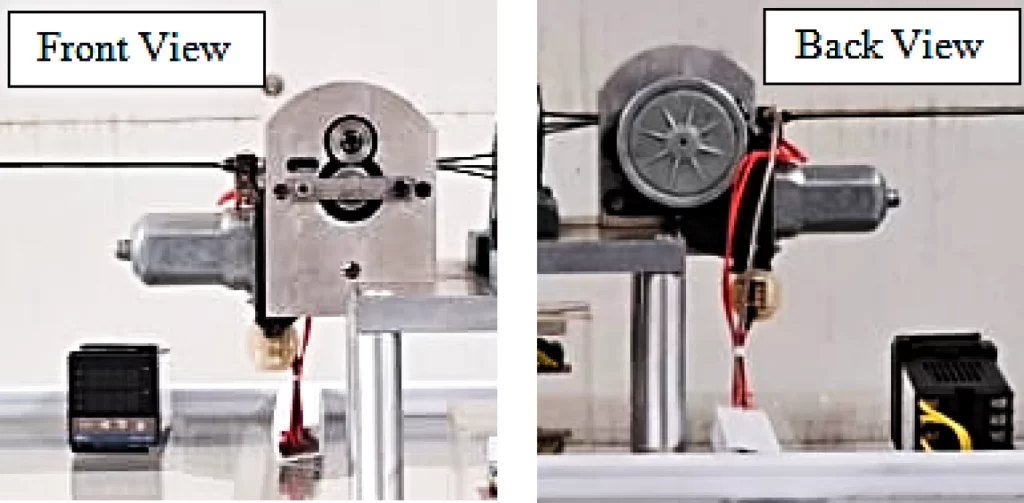 Heating and extrusion system. Image via Nature.