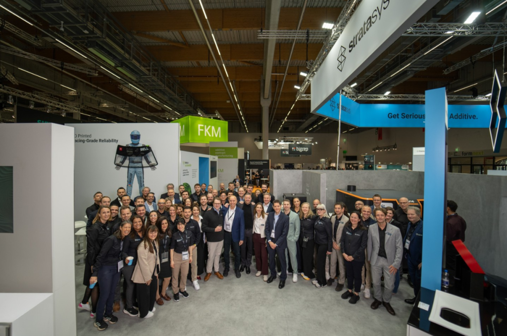 Stratasys na Formnext 2025, stoisko D121 w hali 12.1. Zdjęcie za pośrednictwem Stratasys.