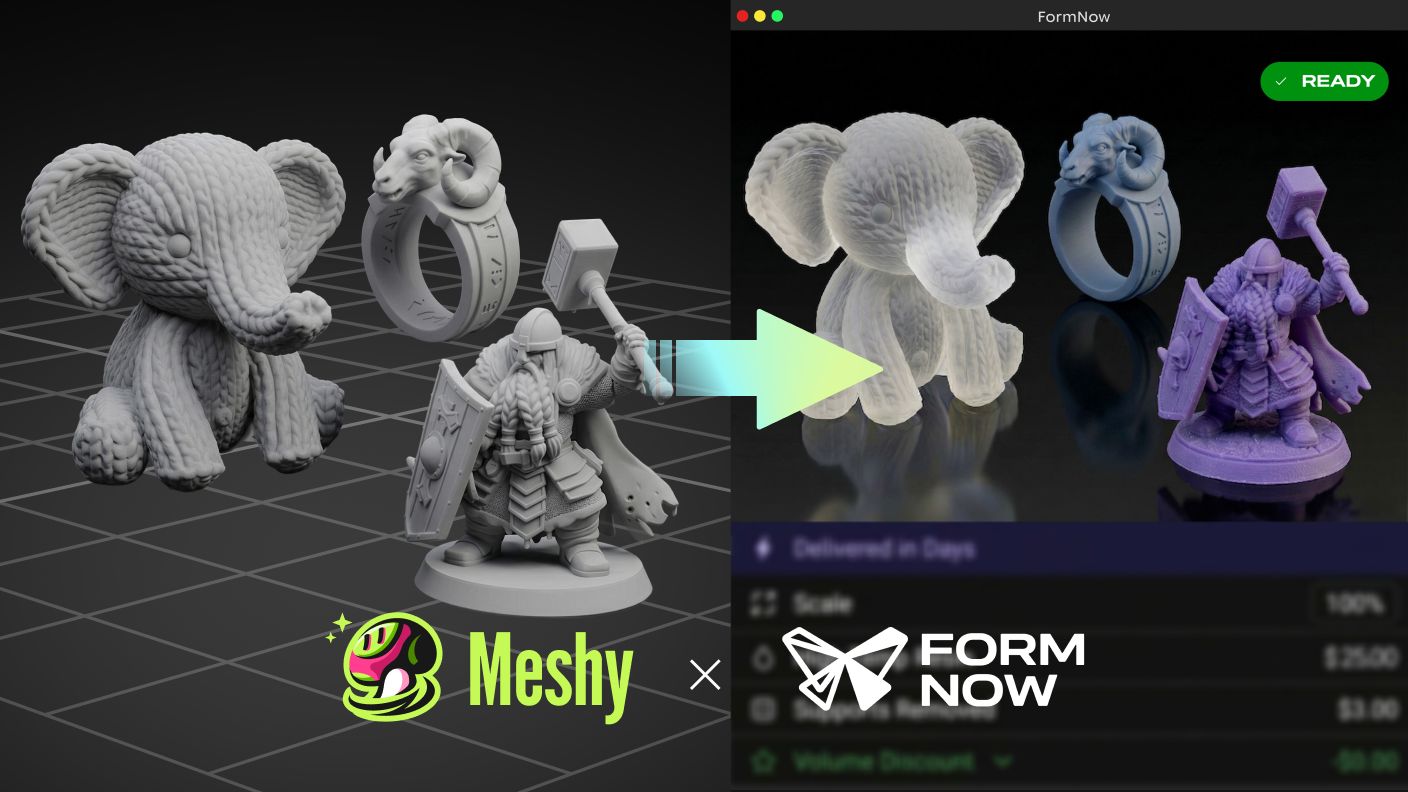 Meshy Closes the 3D Printing Loop With AI-to-Physical Manufacturing