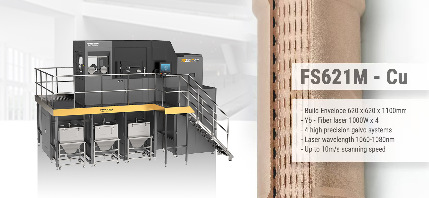 Farsoon Advances Copper Alloy 3D Printing With Speed, Precision, and Scale