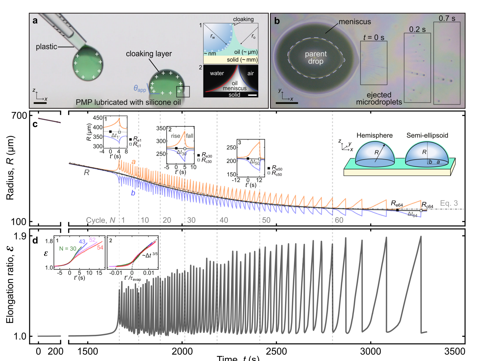 Evaporation-Driven Droplet Fission Study Points to Nanoscale Fabrication Potential