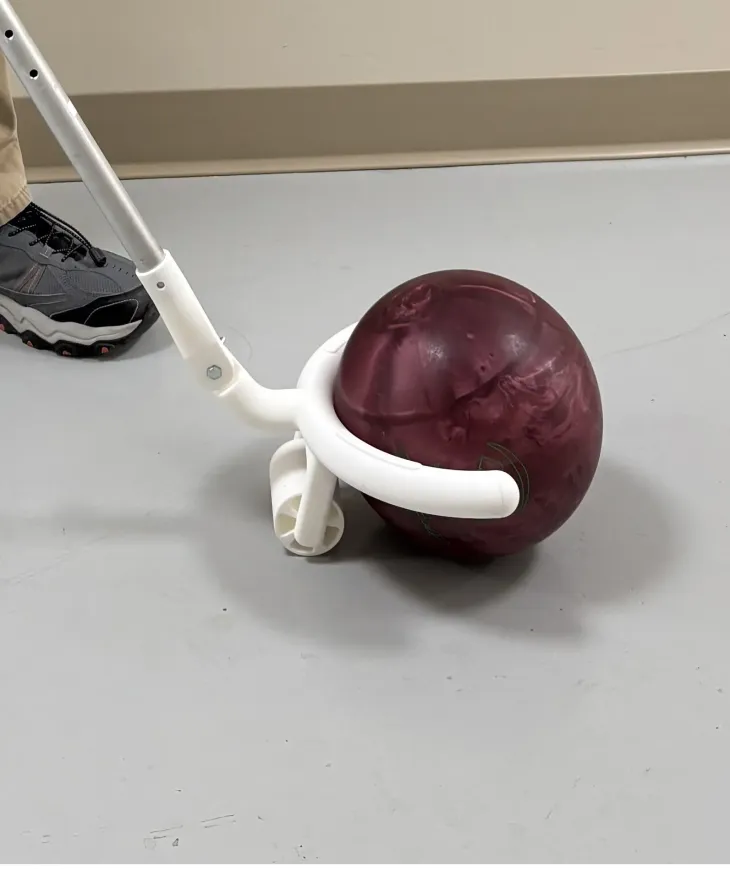 VA Advanced Manufacturing Designs Adaptive Bowling Stick for Veterans