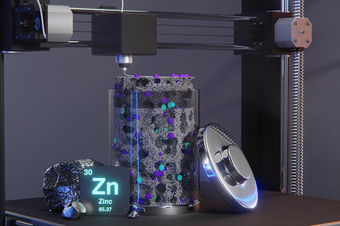 Researchers 3D Print Hybrid Battery Electrode With Sevenfold Capacity Gain