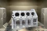 Full V8 Engine Block Printed as Single Piece on Nikon SLM’s NXG XII 600