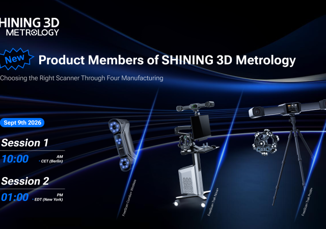 Product Members of Shining 3D Metrology. Image via Shining 3D.