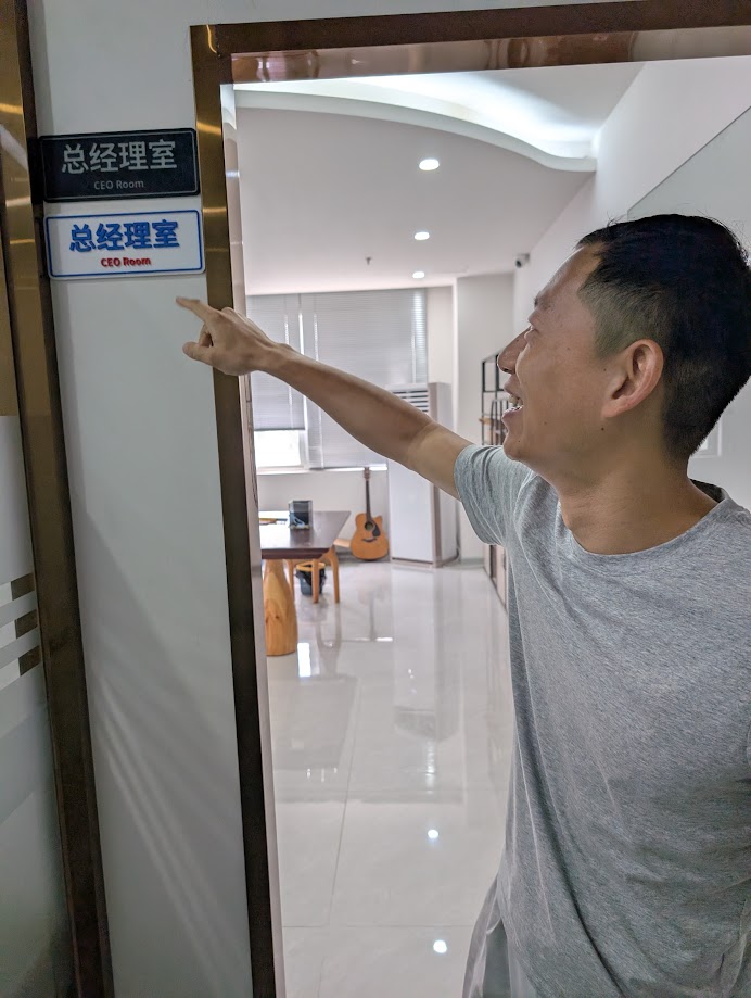 Huafast CEO Sven. Photo by Michael Petch.