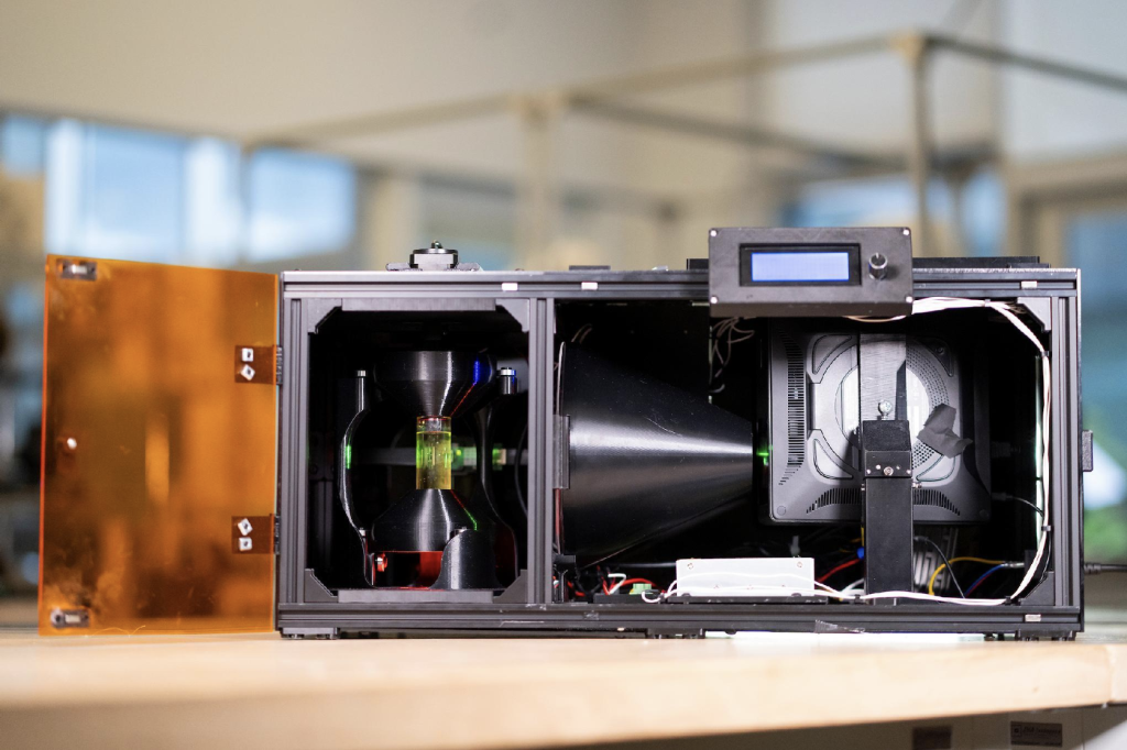 Build-It-Yourself OpenCAL Volumetric 3D Printer Forms Whole Parts in 90 Seconds for $1,600