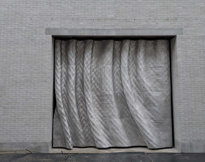 Unfold Installs 3D Printed Aluminum Curtain as Main Gate of Design Museum Gent’s New Wing