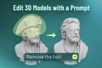 Meshy Edit lets makers change one part of a 3D model and send it straight to the slicer